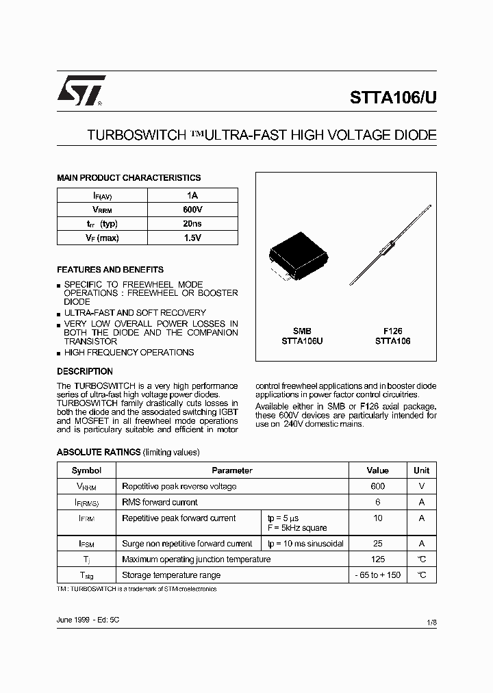 STTA106U_180225.PDF Datasheet
