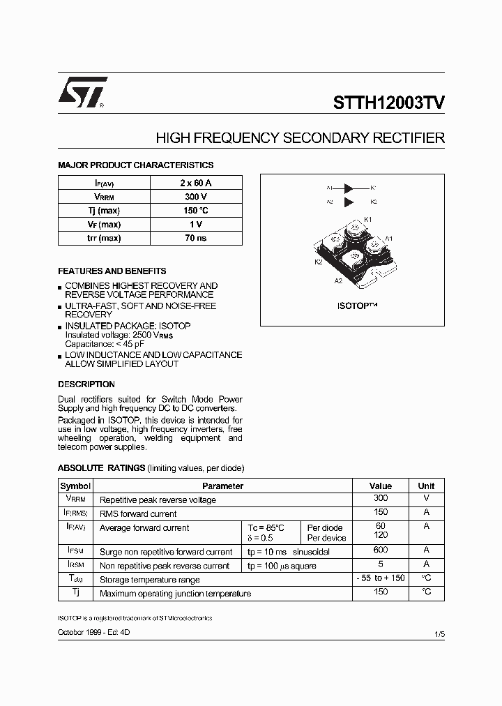 STTH12003TV1_184343.PDF Datasheet