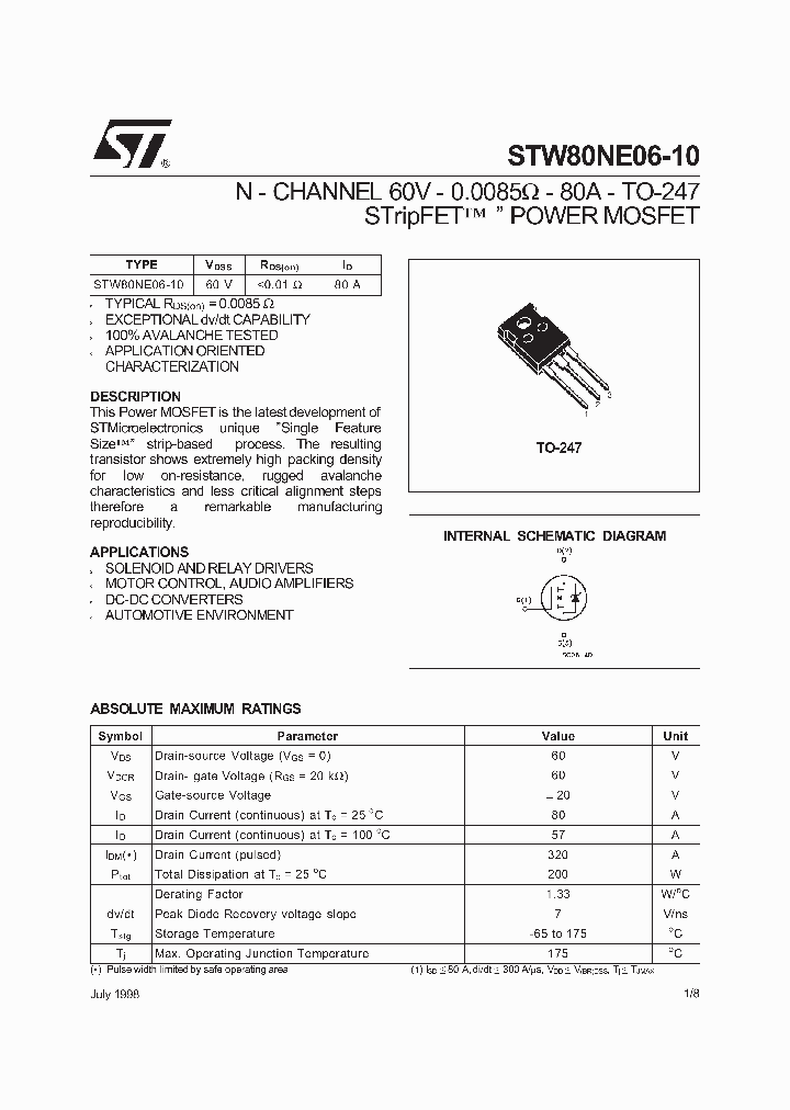 STW80NE06-10_360016.PDF Datasheet