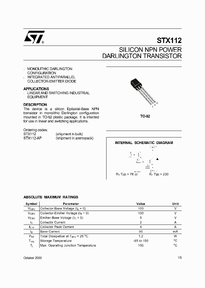STX112_335029.PDF Datasheet