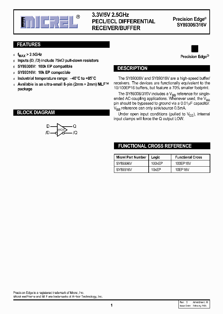 SY89316V_334537.PDF Datasheet
