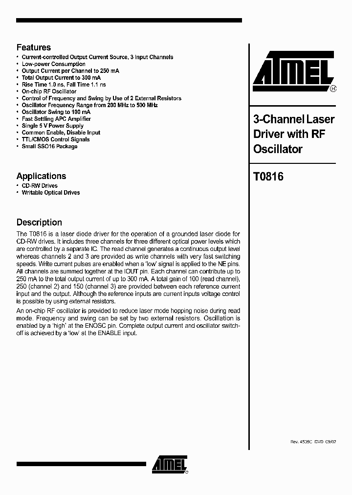 T0816NBSP_309259.PDF Datasheet
