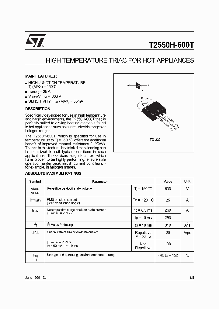 T2550H-600T_76340.PDF Datasheet
