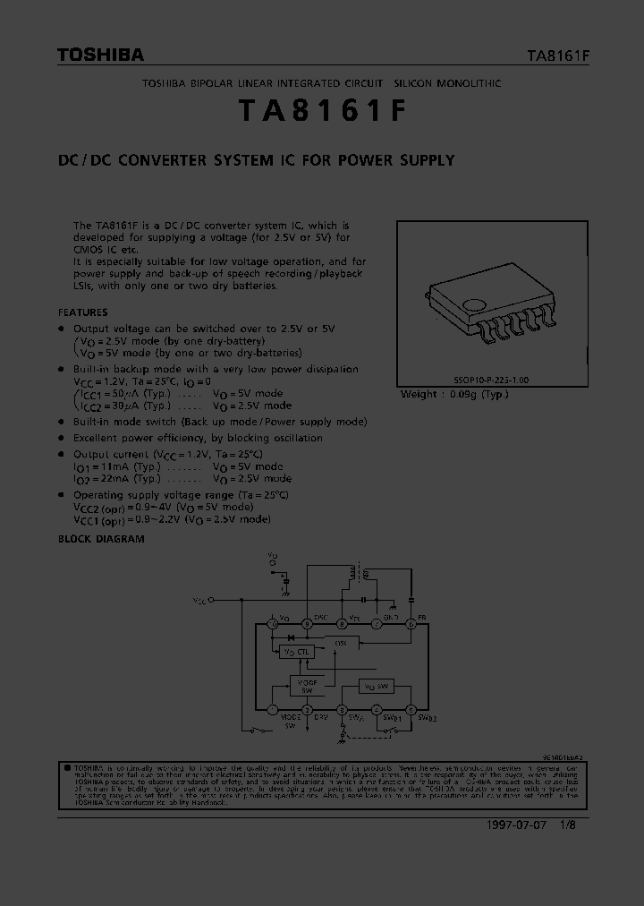 TA8161F_332559.PDF Datasheet