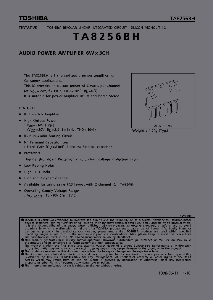 TA8256BH_324610.PDF Datasheet