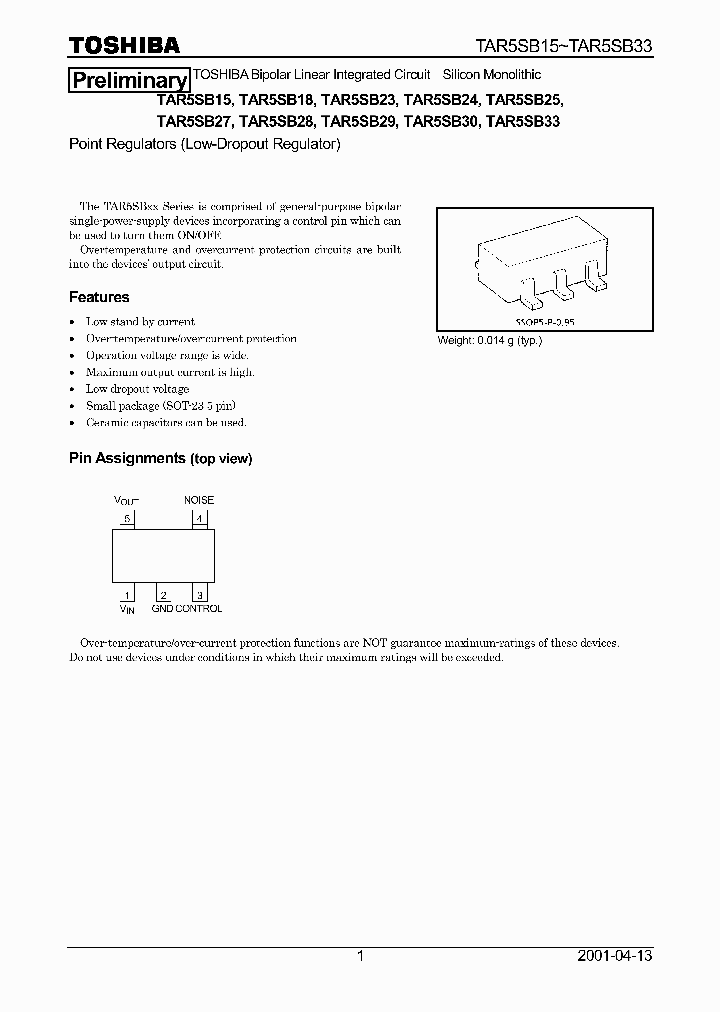 TAR5SB29_374983.PDF Datasheet