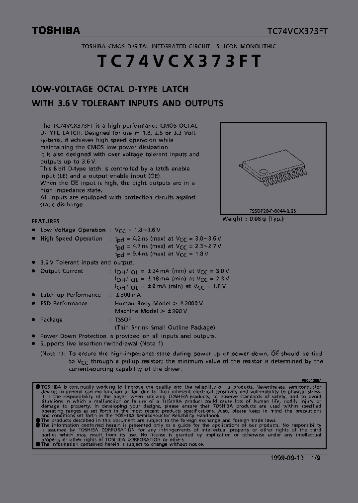 TC74VCX373FT_36835.PDF Datasheet