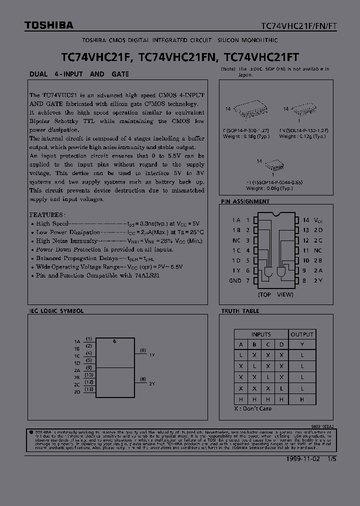 TC74VHC21FT_315830.PDF Datasheet