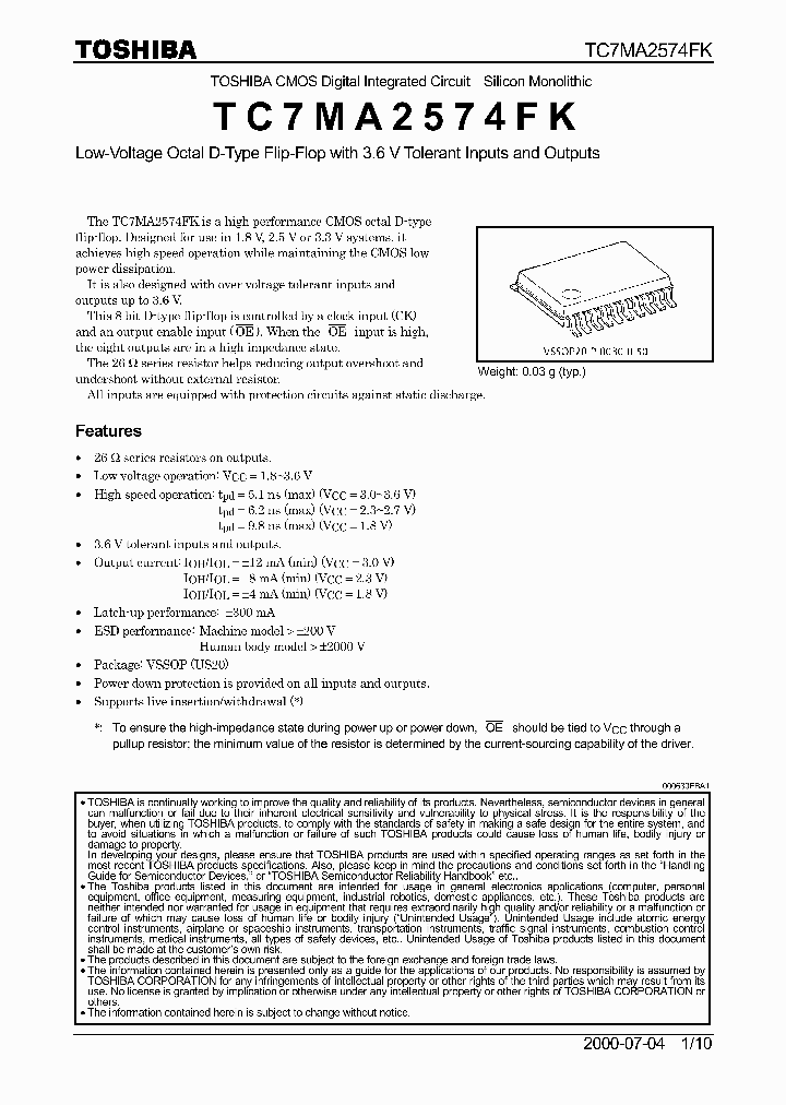 TC7MA2574FK_324971.PDF Datasheet