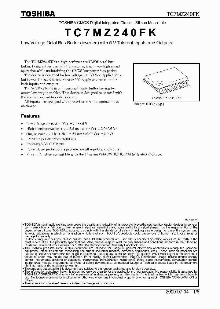 TC7MZ240FK_342582.PDF Datasheet