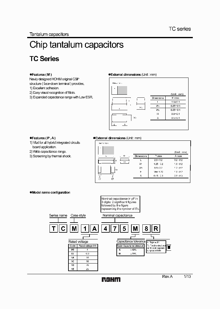 TCA1A155K_359162.PDF Datasheet