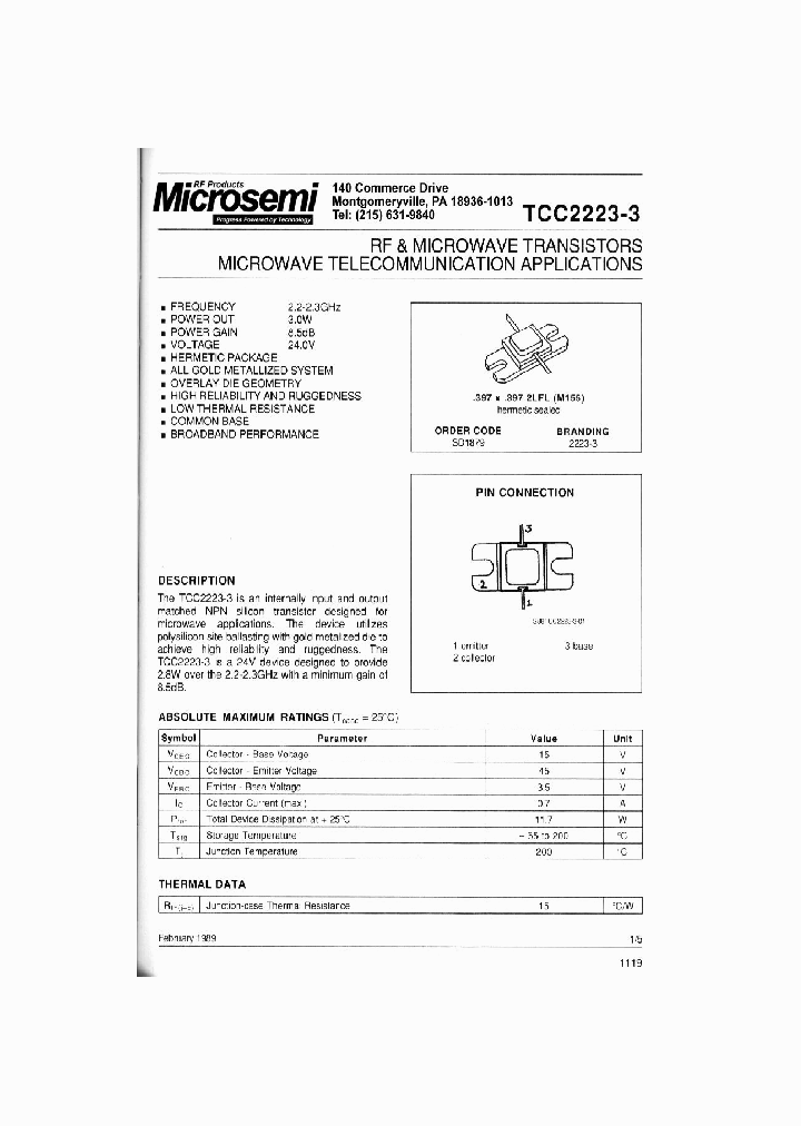 TCC2223-3_334316.PDF Datasheet