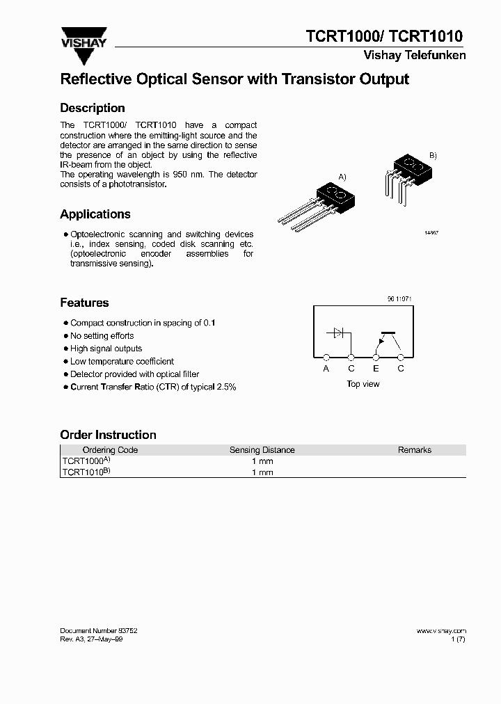 TCRT1000_70553.PDF Datasheet