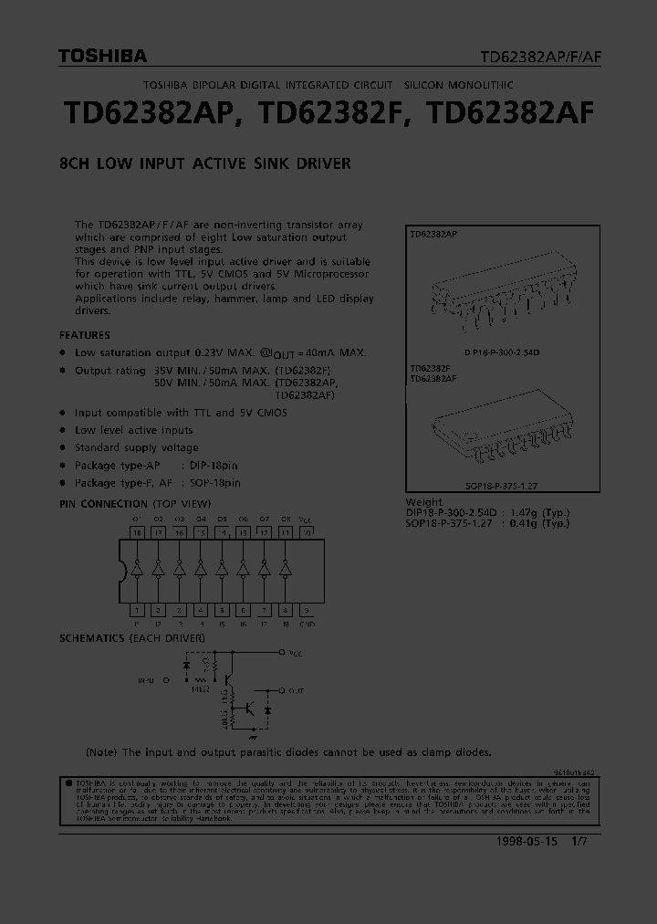 TD62382AF_82205.PDF Datasheet