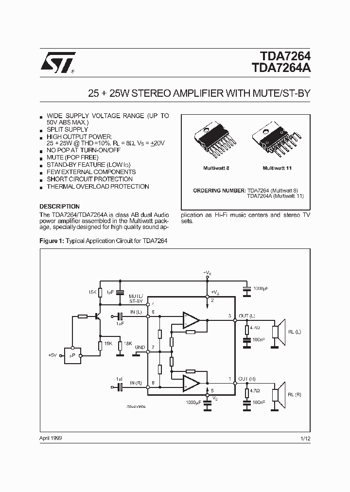 TDA7264A_198778.PDF Datasheet