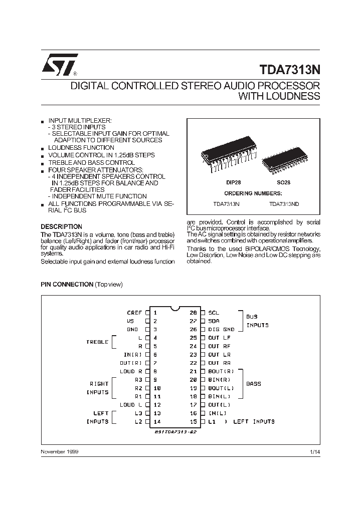 TDA7313N_319069.PDF Datasheet