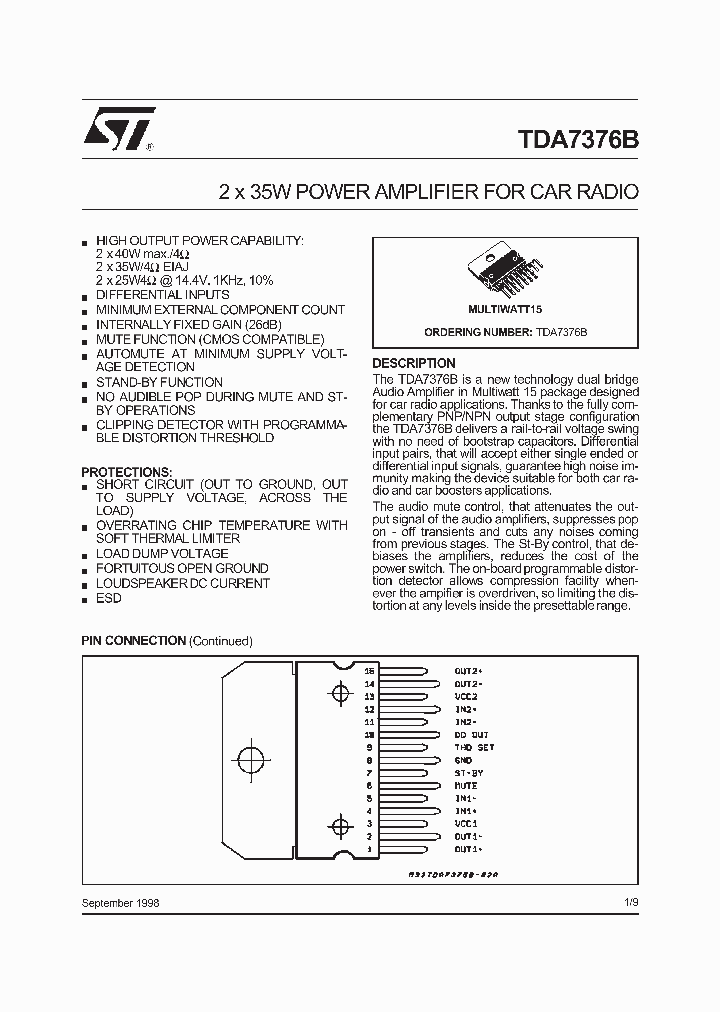 TDA7376B_192104.PDF Datasheet