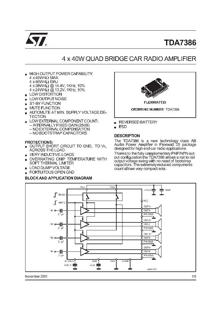 TDA7386_181527.PDF Datasheet