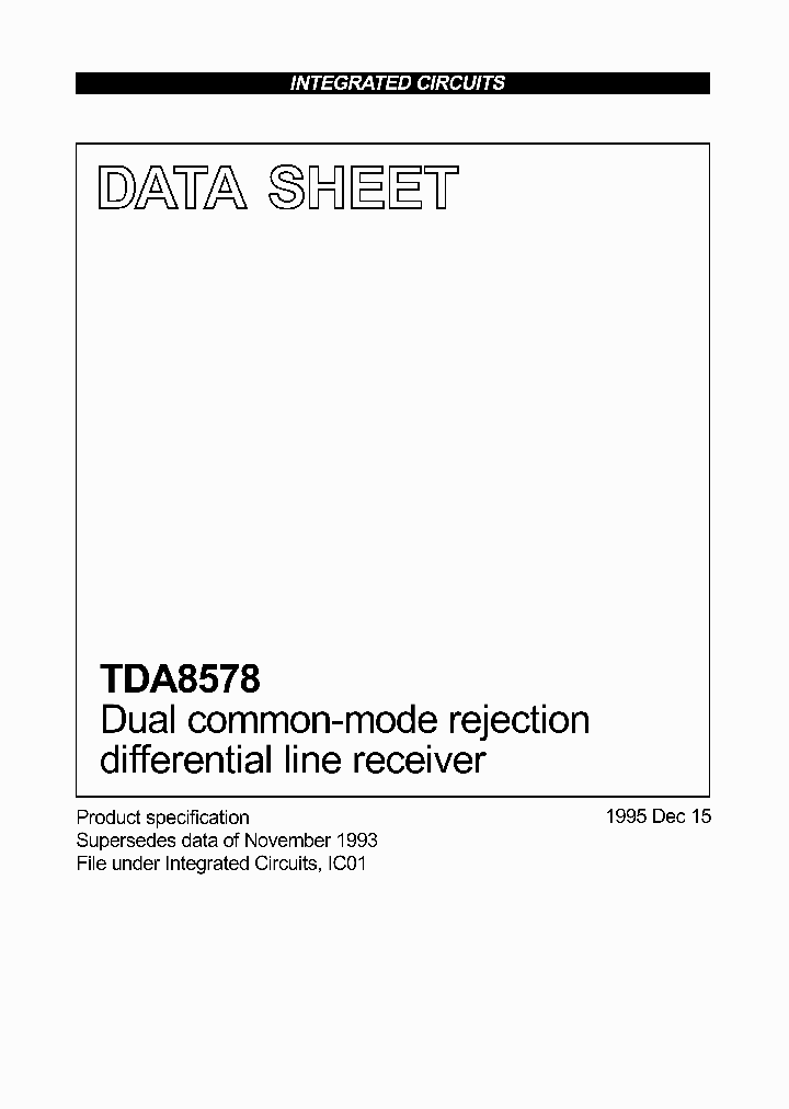 TDA8578_150360.PDF Datasheet
