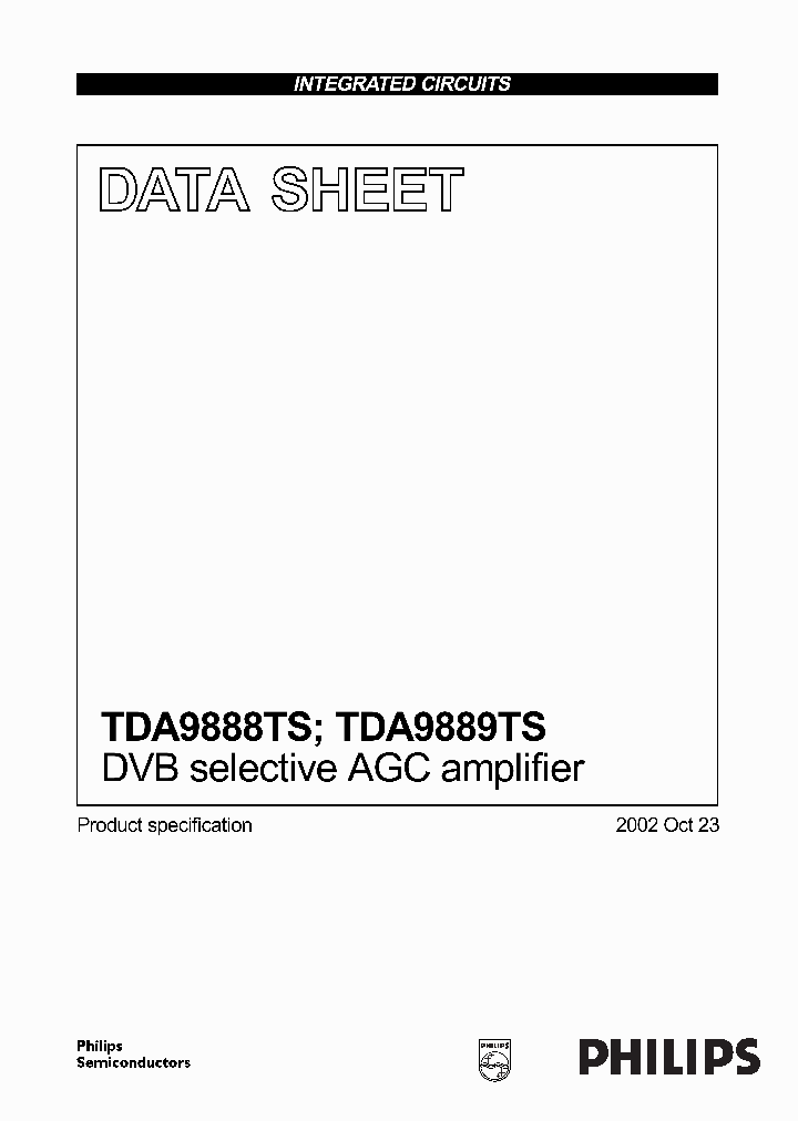 TDA9888TS_316391.PDF Datasheet