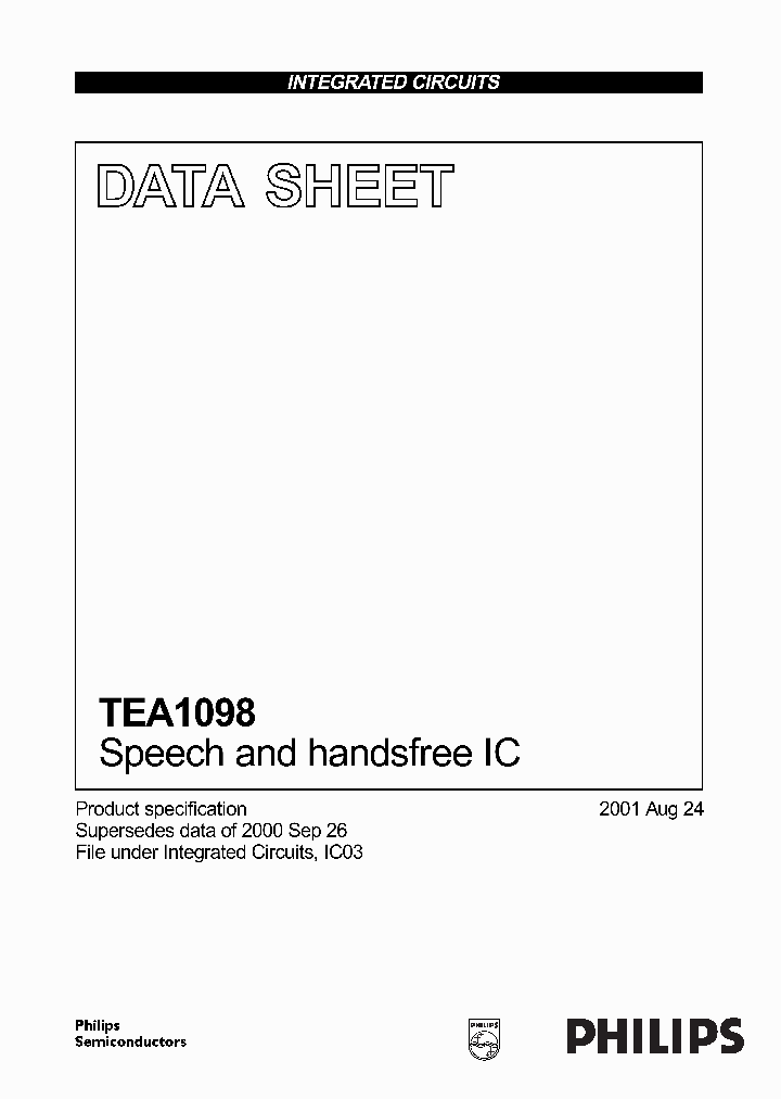 TEA1098_351236.PDF Datasheet