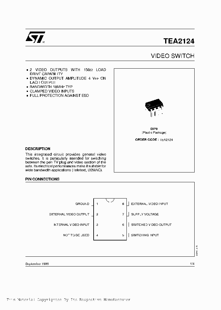 TEA2124_306288.PDF Datasheet