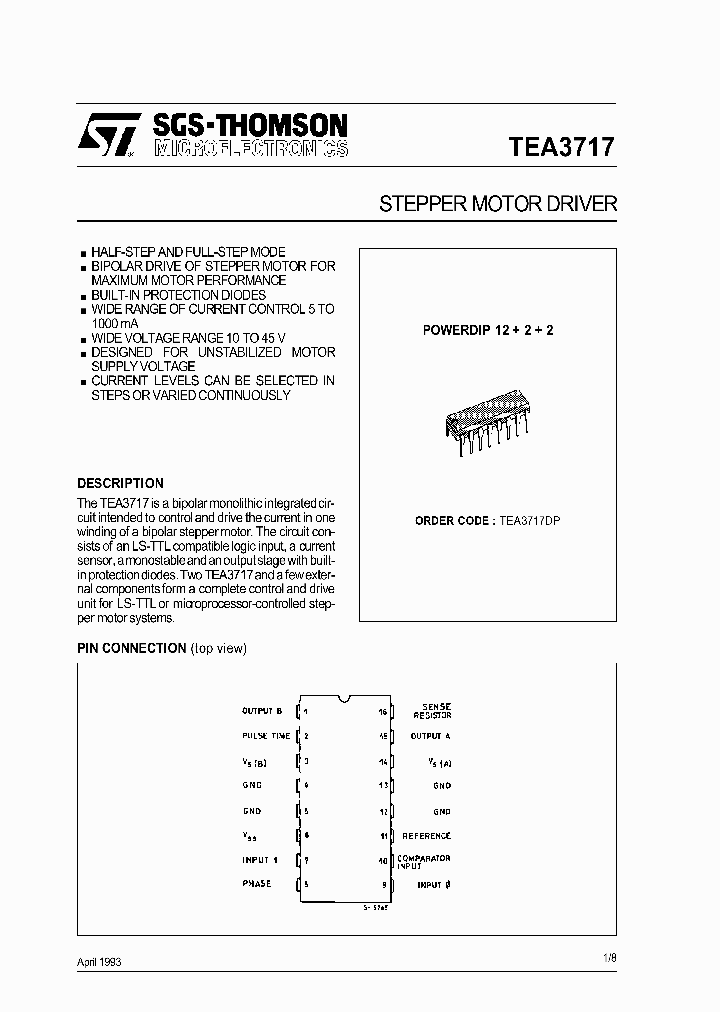 TEA3717_69165.PDF Datasheet