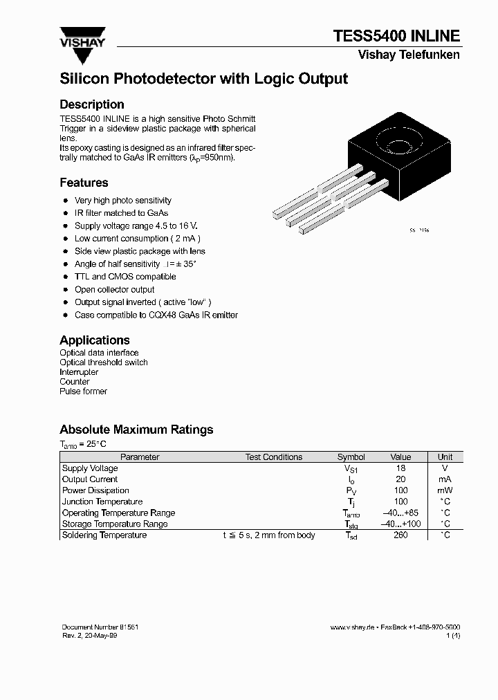 TESS5400INLINE_311957.PDF Datasheet