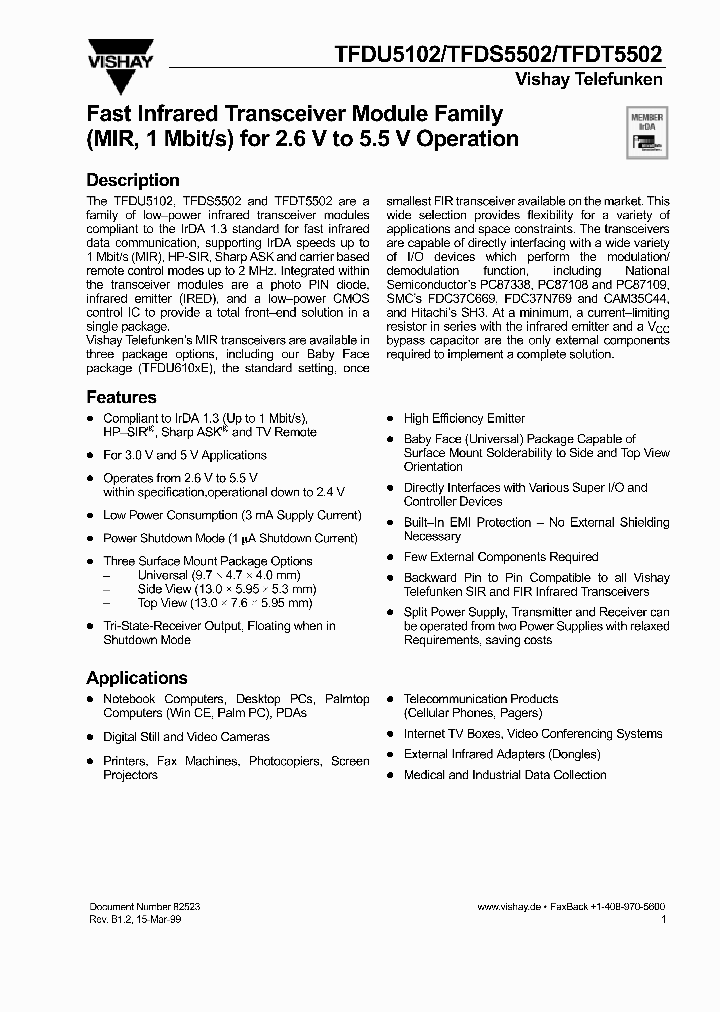 TFDS5502_311673.PDF Datasheet