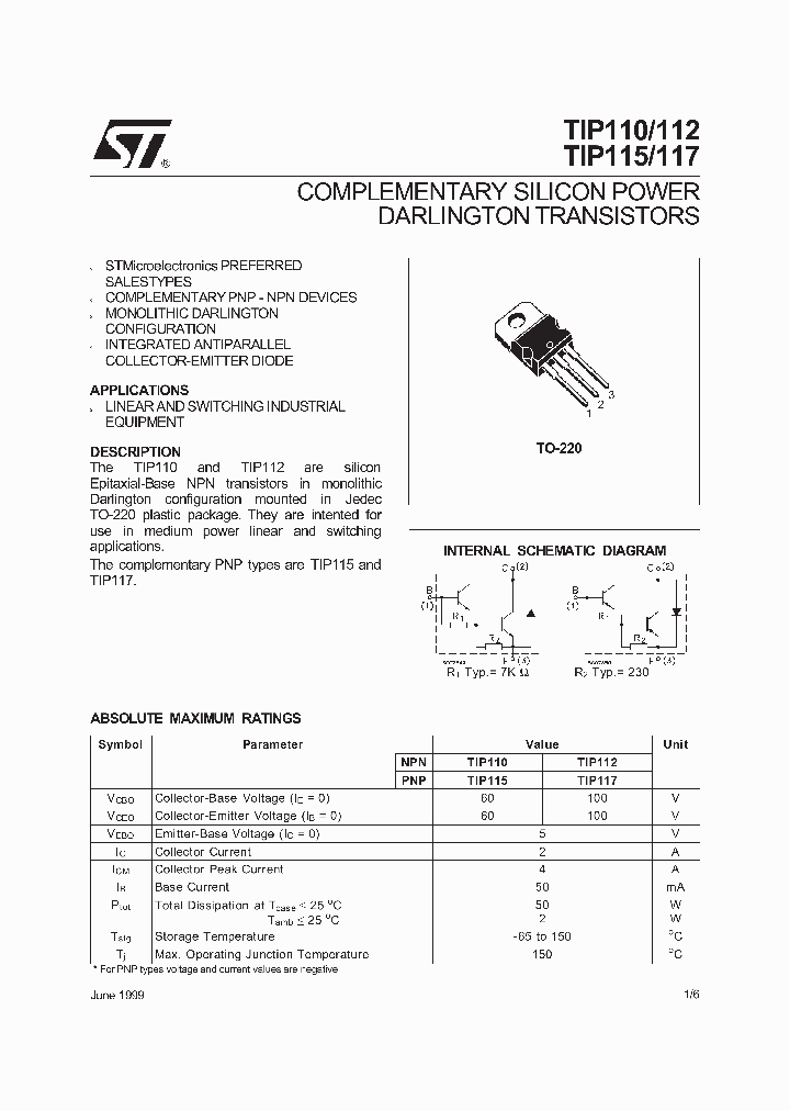 TIP110_296677.PDF Datasheet