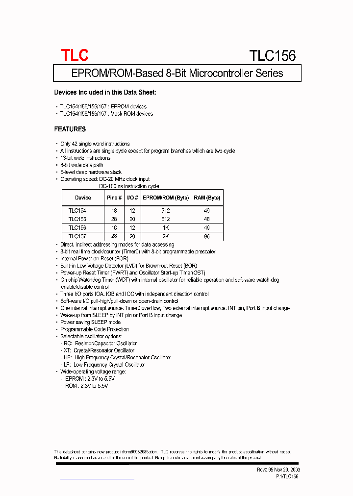 TLC157R_305991.PDF Datasheet
