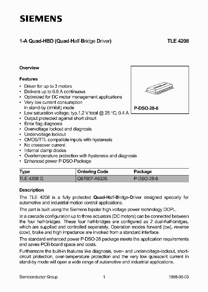 TLE4208_95158.PDF Datasheet