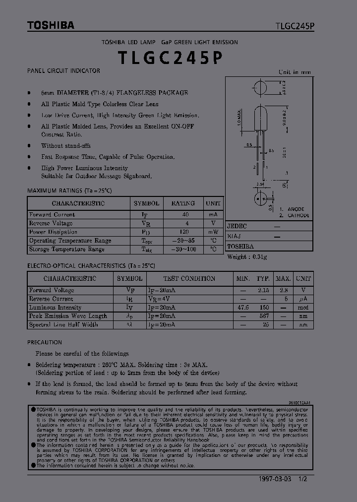 TLGC245P_357442.PDF Datasheet