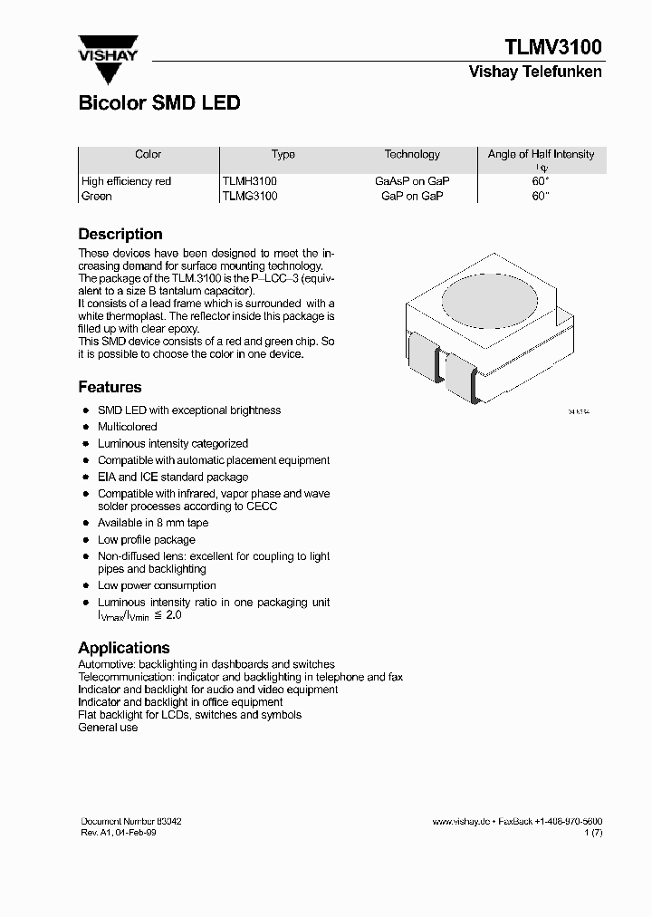 TLMV3100_318299.PDF Datasheet