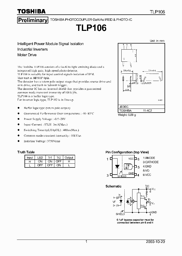 TLP106_337646.PDF Datasheet