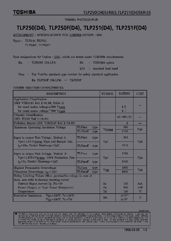 TLP250FD4_325045.PDF Datasheet