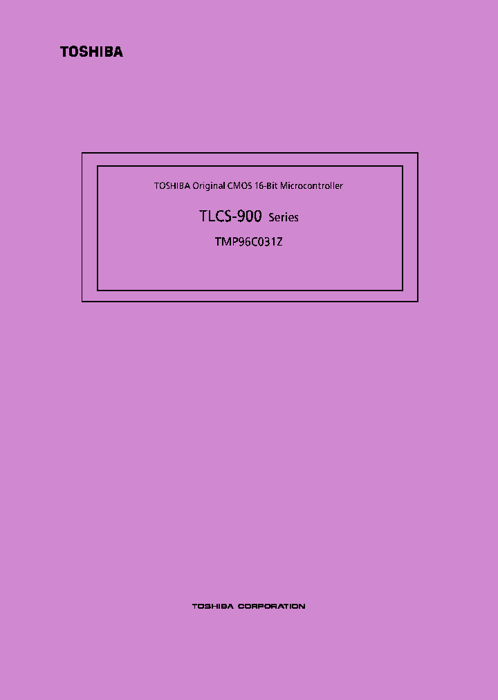 TMP96C031Z_323242.PDF Datasheet