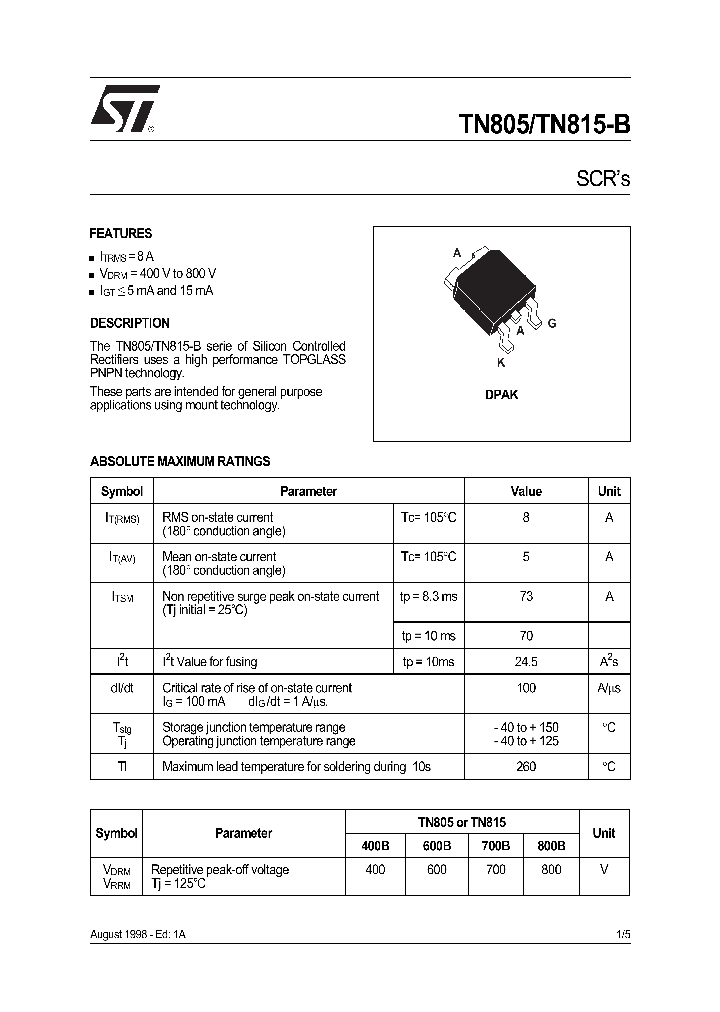 TN815-400B_65888.PDF Datasheet