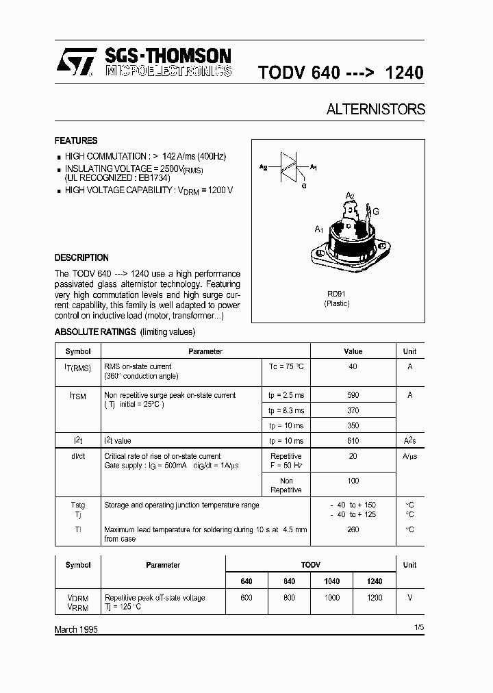 TODV640---1240_327308.PDF Datasheet