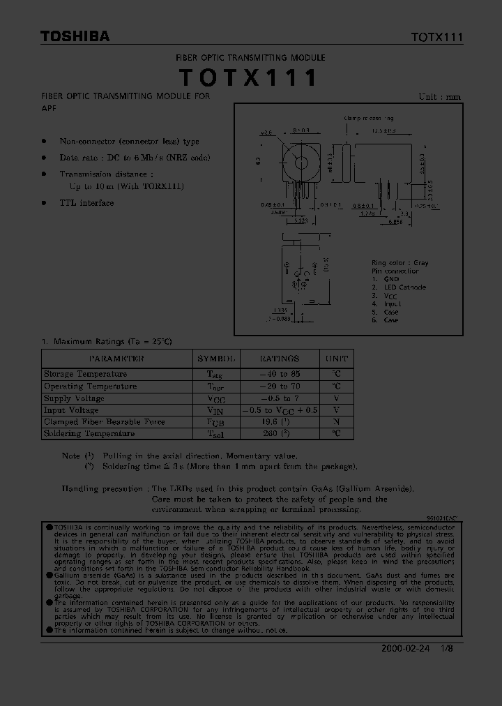TOTX111_339294.PDF Datasheet