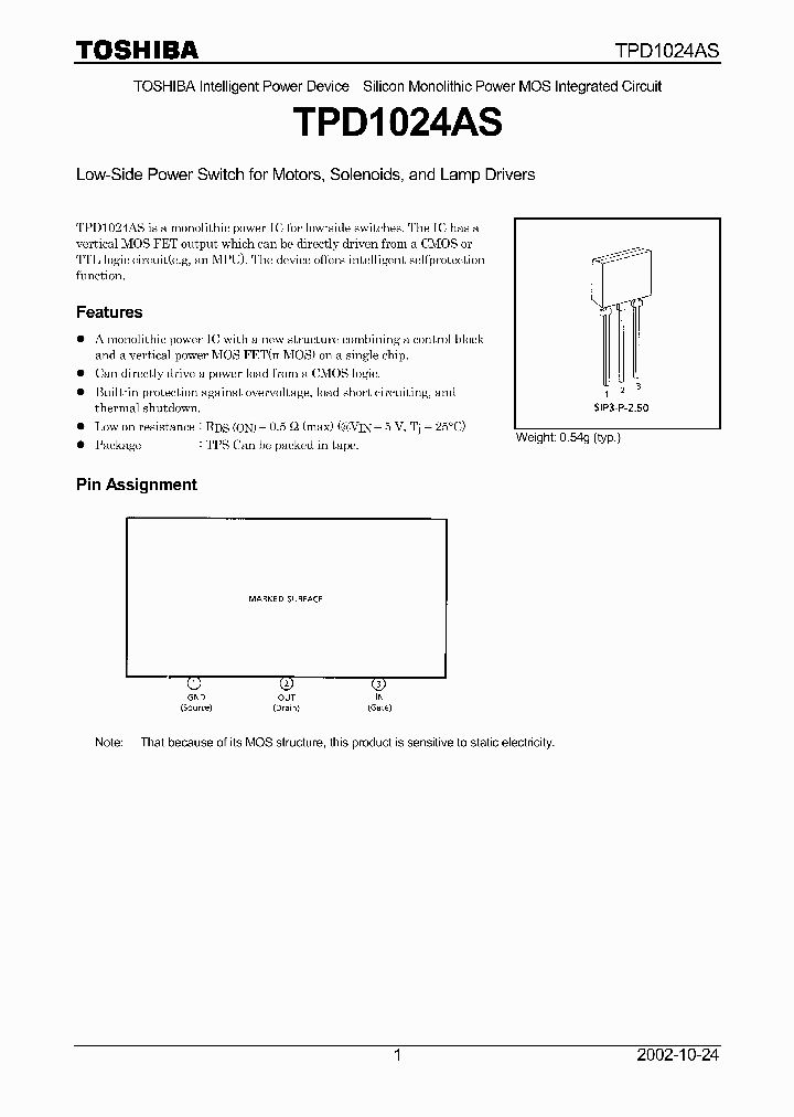 TPD1024AS_331944.PDF Datasheet