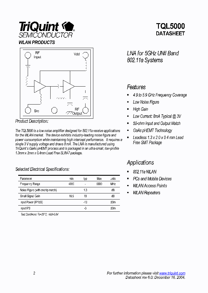 TQL5000_348807.PDF Datasheet