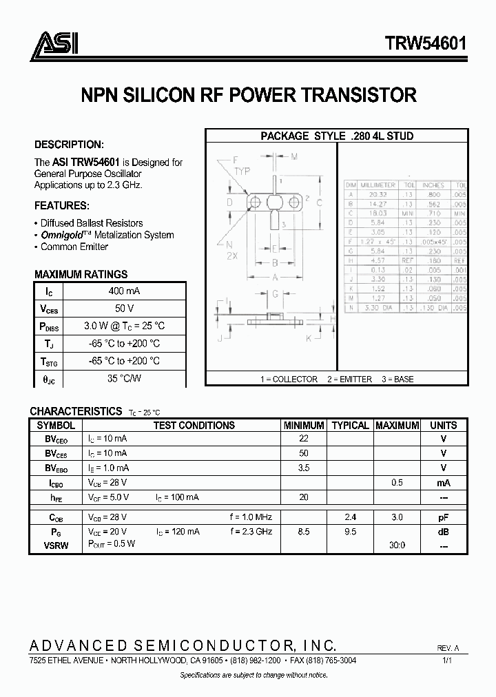 TRW54601_339669.PDF Datasheet