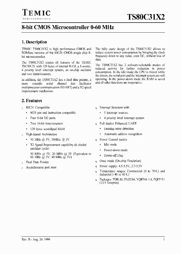 TS80C31X2_327867.PDF Datasheet