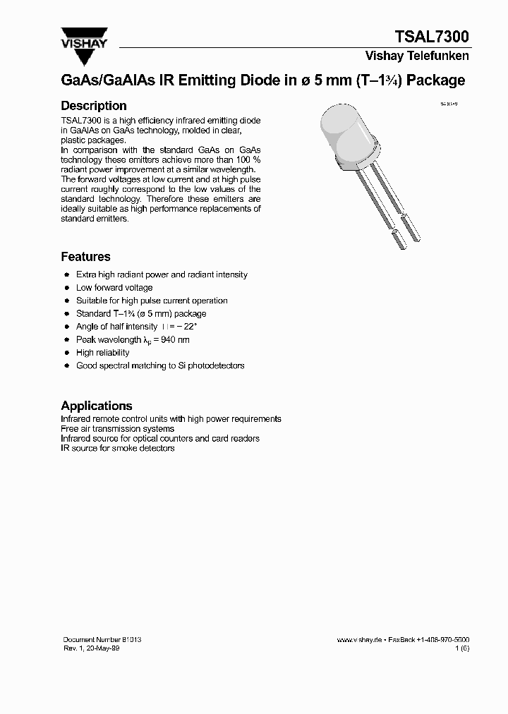 TSAL7300_63439.PDF Datasheet
