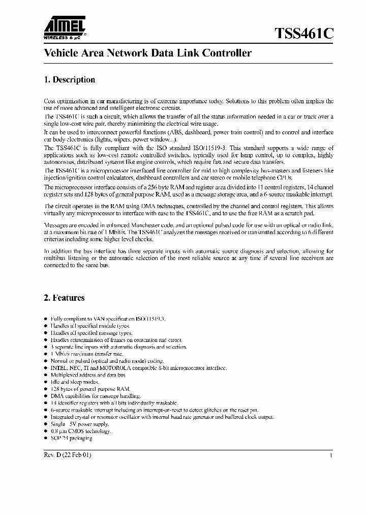 TSS461CNBSP_383454.PDF Datasheet
