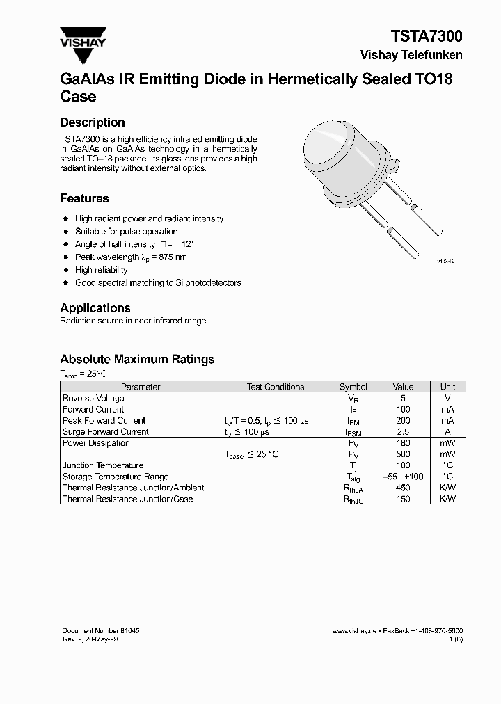 TSTA7300_364040.PDF Datasheet