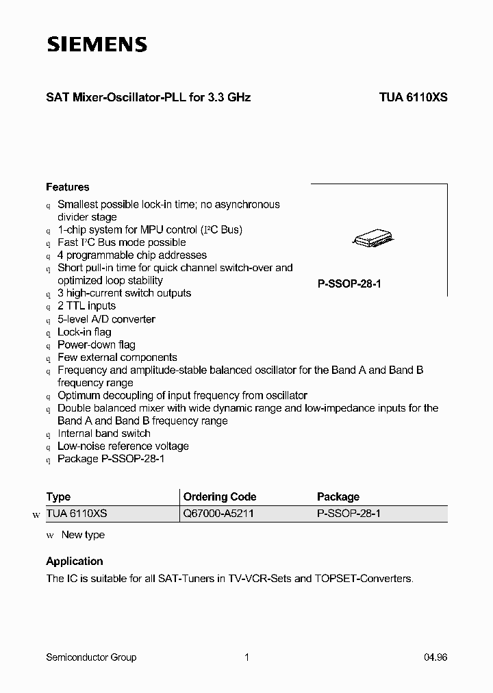 TUA6110XS_309825.PDF Datasheet