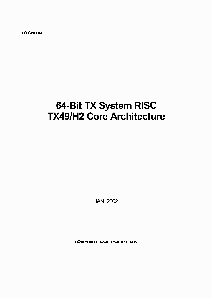 TX49H2COREARCHITECTURE_346003.PDF Datasheet