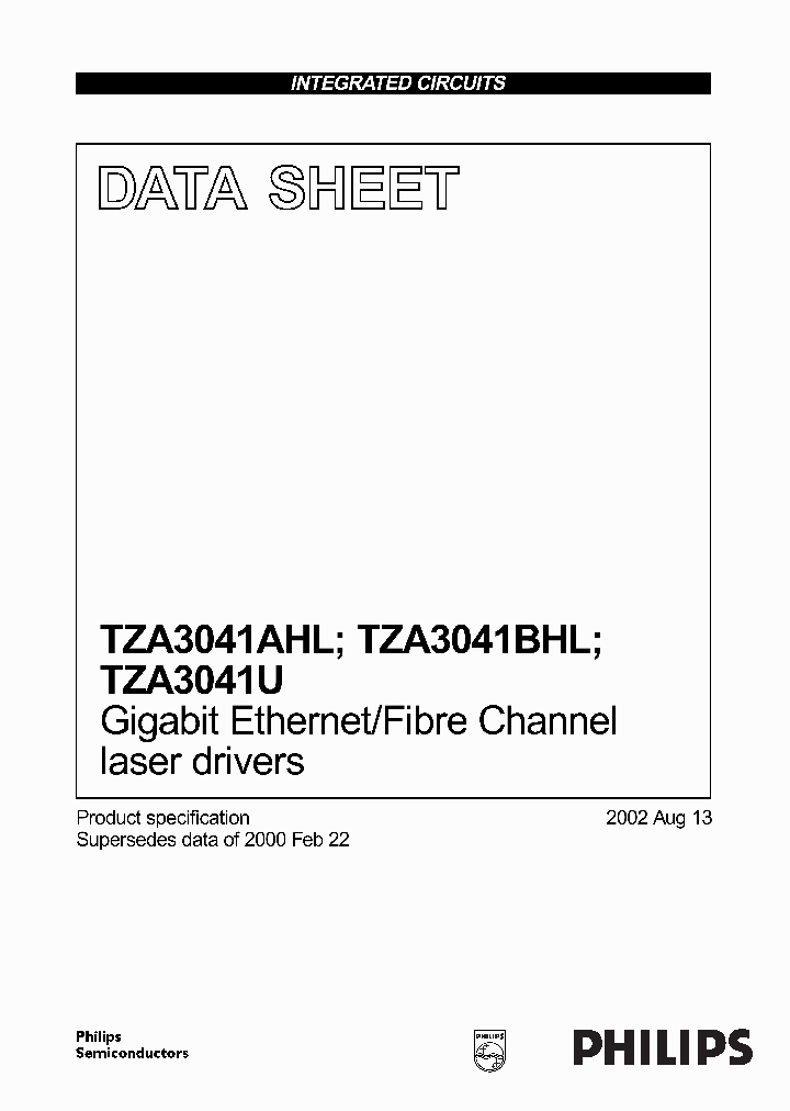 TZA3041U_316558.PDF Datasheet